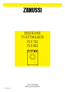 Bruksanvisning Zanussi FLS 702 Tvättmaskin