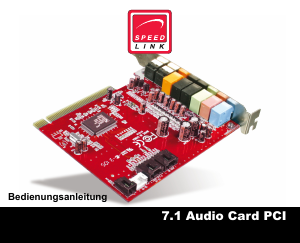 Manual Speedlink 7.1 Audio Sound Card