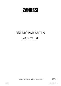 Käyttöohje Zanussi ZCF 210 M Pakastin