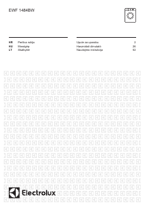 Használati útmutató Electrolux EWF1484BW Mosógép