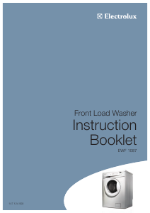 Manual Electrolux EWF1087 Washing Machine