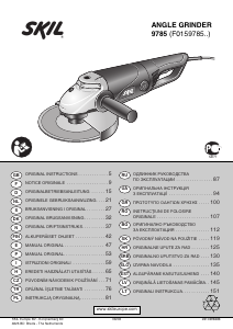 Manual de uso Skil 9785 AA Amoladora angular