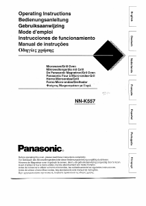Bedienungsanleitung Panasonic NN-K557 Mikrowelle