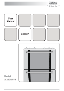 Bruksanvisning Zanussi-Electrolux ZKG6040WFN Spis