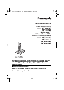 Bedienungsanleitung Panasonic KX-TG8092G Schnurlose telefon