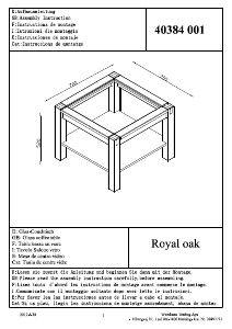 Посібник JYSK Svaneke Журнальний столик