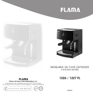 Manual Flama 1227 FL Máquina de café