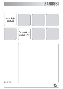 Instrukcja Zanussi ZLB321X Piekarnik