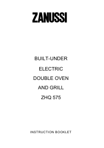 Handleiding Zanussi ZHQ575W Oven