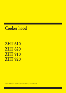 Manual Zanussi ZHT620B3 Cooker Hood