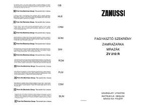 Használati útmutató Zanussi ZFU 21 S Fagyasztó