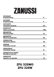 Instrukcja Zanussi ZFU 325 WO Zamrażarka