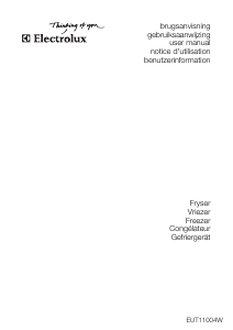 Bedienungsanleitung Electrolux EUT11004W Gefrierschrank