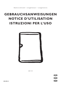 Manuale Electrolux EUT1173 Congelatore