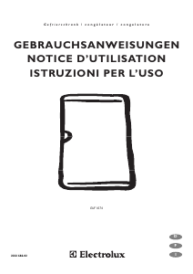 Bedienungsanleitung Electrolux EUF1074 Gefrierschrank