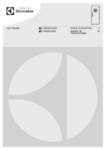 Manual de uso Electrolux EUT1105AOW Congelador