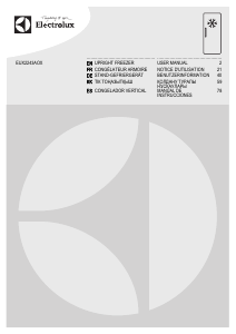 Bedienungsanleitung Electrolux EUX2243AOX Gefrierschrank