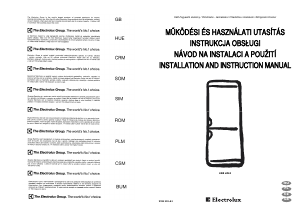 Manuál Electrolux ERB4024 Lednice s mrazákem