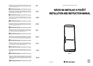 Manuál Electrolux ERB3321 Lednice s mrazákem