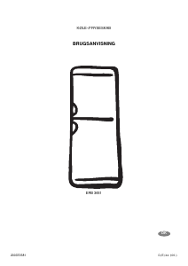 Brugsanvisning Electrolux ERB3651X Køle-fryseskab