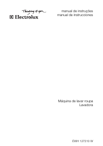 Manual Electrolux EWH127310W Máquina de lavar roupa