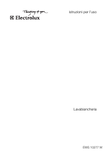 Manuale Electrolux EWS10277W Lavatrice