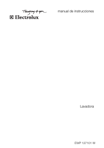 Manual de uso Electrolux EWP127101W Lavadora