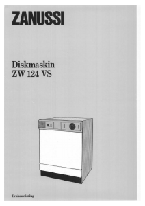 Bruksanvisning Zanussi ZW124VS Diskmaskin