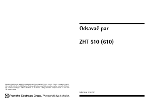 Manuál Zanussi ZHT510X Odsavač par