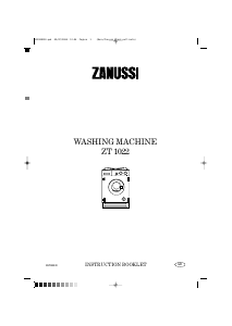 Bruksanvisning Zanussi ZT1022 Tvättmaskin
