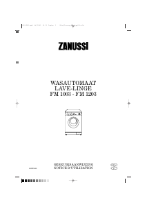 Mode d’emploi Zanussi FM 1203 Lave-linge
