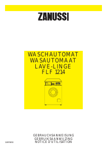 Handleiding Zanussi FLF 1214 Wasmachine