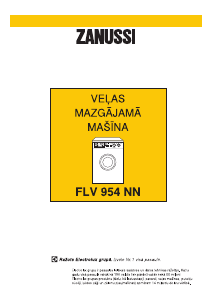 Rokasgrāmata Zanussi FLV 954 NN Veļas mašīna