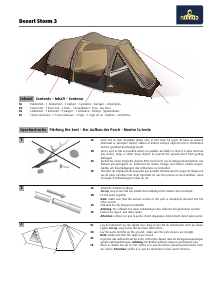 Handleiding Nomad Desert Storm 3 Tent