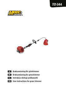 Bruksanvisning Meec Tools 721-344 Gresstrimmer