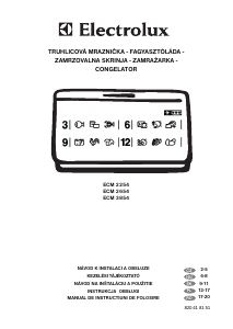 Használati útmutató Electrolux ECM2254 Fagyasztó
