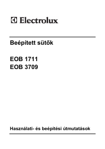 Használati útmutató Electrolux EOB3709XN Kemence
