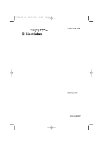 Bruksanvisning Electrolux GA55SLI301 Diskmaskin