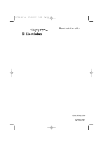 Bedienungsanleitung Electrolux GA55LI101 Geschirrspüler