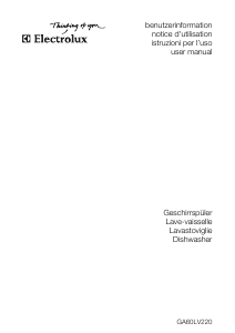 Manuale Electrolux GA60LV220 Lavastoviglie