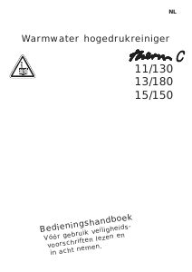 Handleiding Kranzle Therm C13/180 Hogedrukreiniger