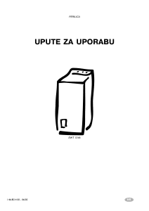 Priručnik Electrolux EWT1346 Stroj za pranje rublja
