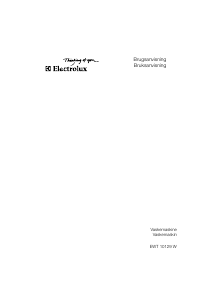 Brugsanvisning Electrolux EWT10129W Vaskemaskine