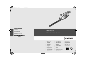 Manual Bosch EasyHedgeCut 12-350 Trimmer de gard viu