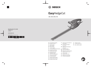 Kullanım kılavuzu Bosch EasyHedgeCut 55 Çalı makası