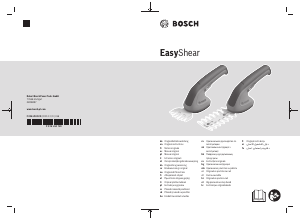 Rokasgrāmata Bosch EasyShear Dzīvžogu griezējs