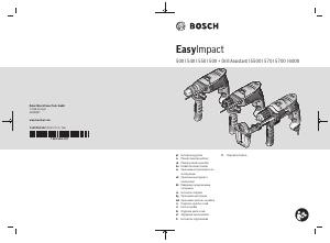 Instrukcja Bosch EasyImpact 5500 Wiertarka udarowa