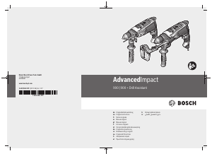 Bruksanvisning Bosch AdvancedImpact 900 + Drill Assistant Slagdrill