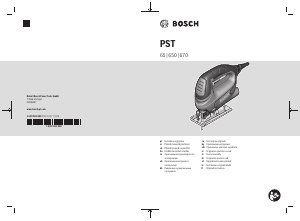 Návod Bosch PST 670 Lupienková píla