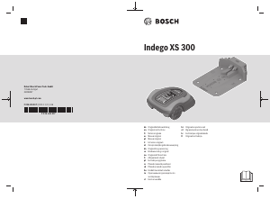 Руководство Bosch Indego XS 300 Газонокосилка